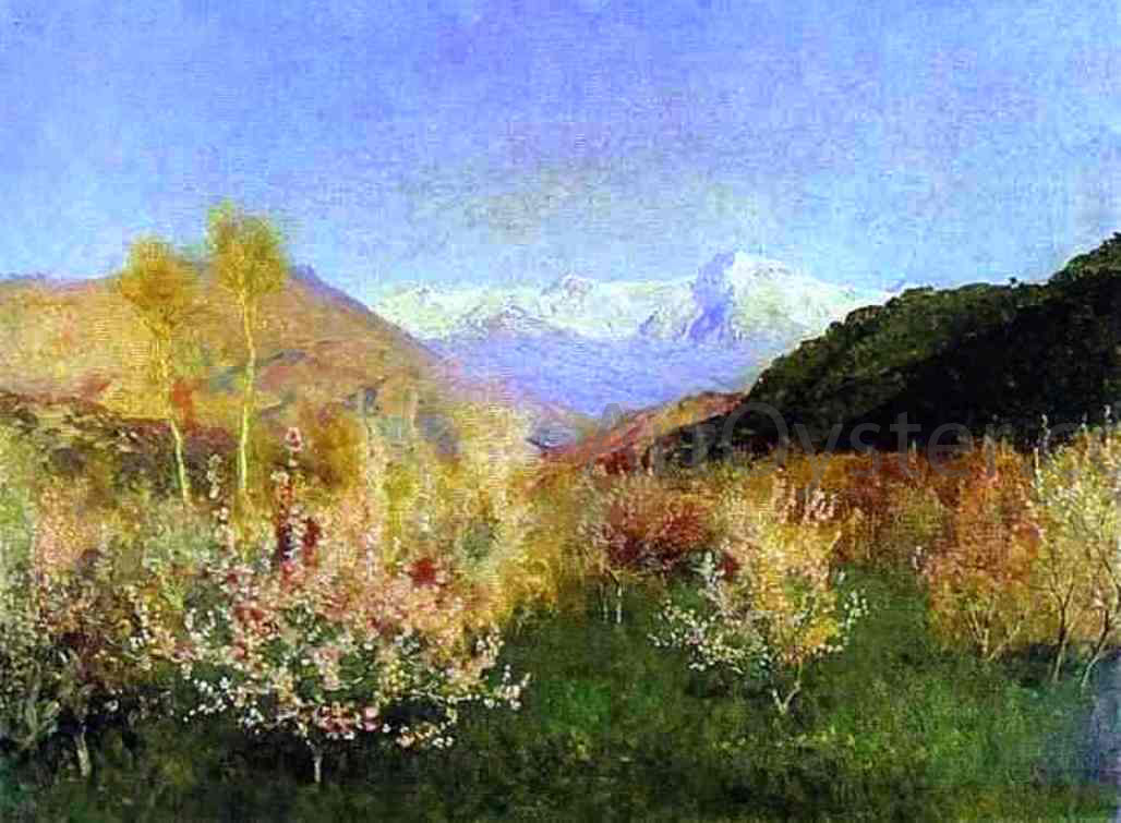  Isaac Ilich Levitan Springtime in Italy - Hand Painted Oil Painting