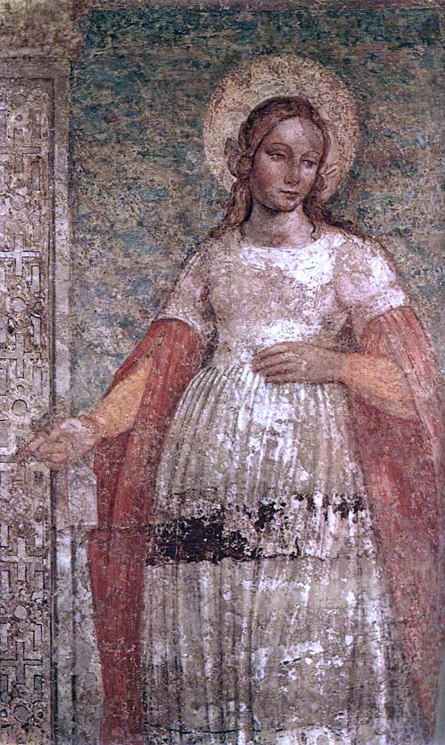 Ambrogio Bergog St Agnes - Hand Painted Oil Painting
