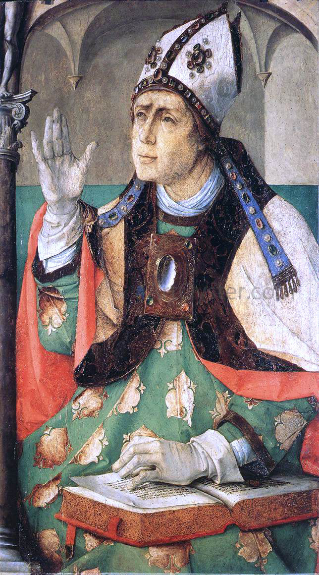 Joos Van Wassenhove St Augustine - Hand Painted Oil Painting