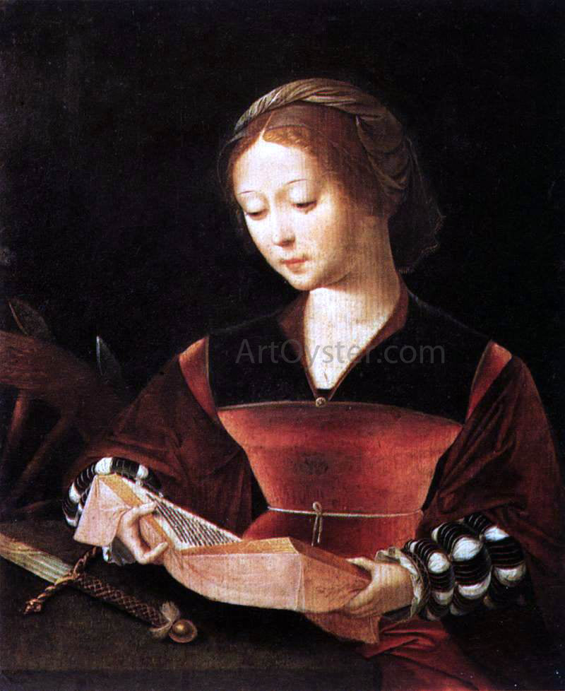  Master Female Half-Length St Catherine - Hand Painted Oil Painting