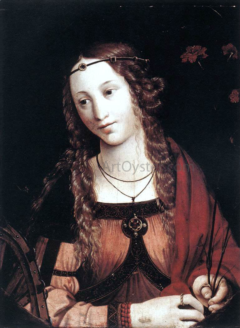 Callisto Piazza Da Lodi St Catherine of Alexandria - Hand Painted Oil Painting