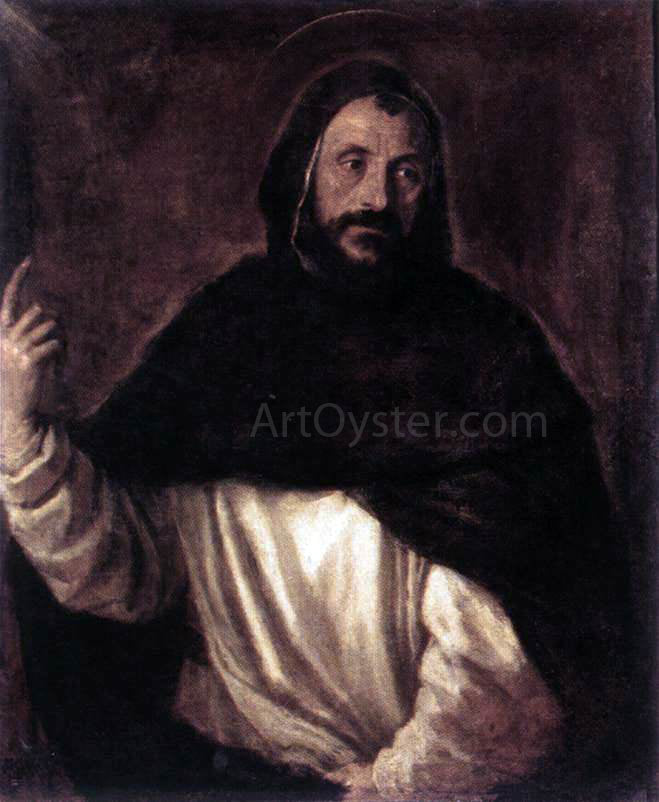 Titian St Dominic - Hand Painted Oil Painting