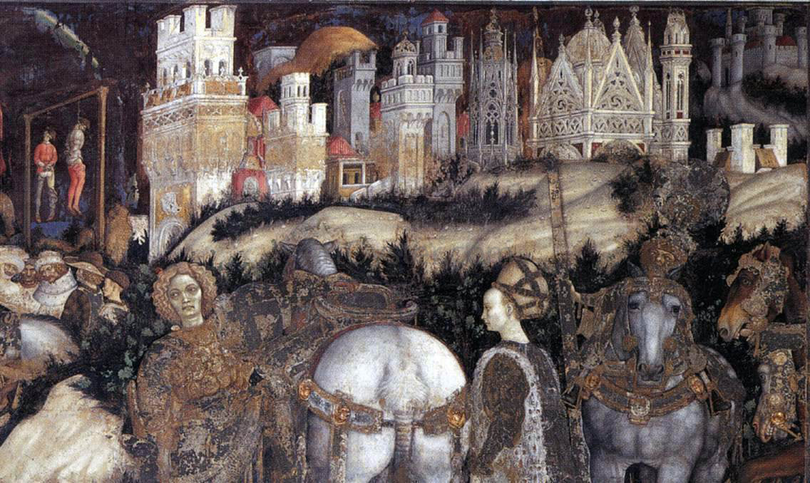 Antonio Pisanello St George and the Princess of Trebizond (detail) - Hand Painted Oil Painting