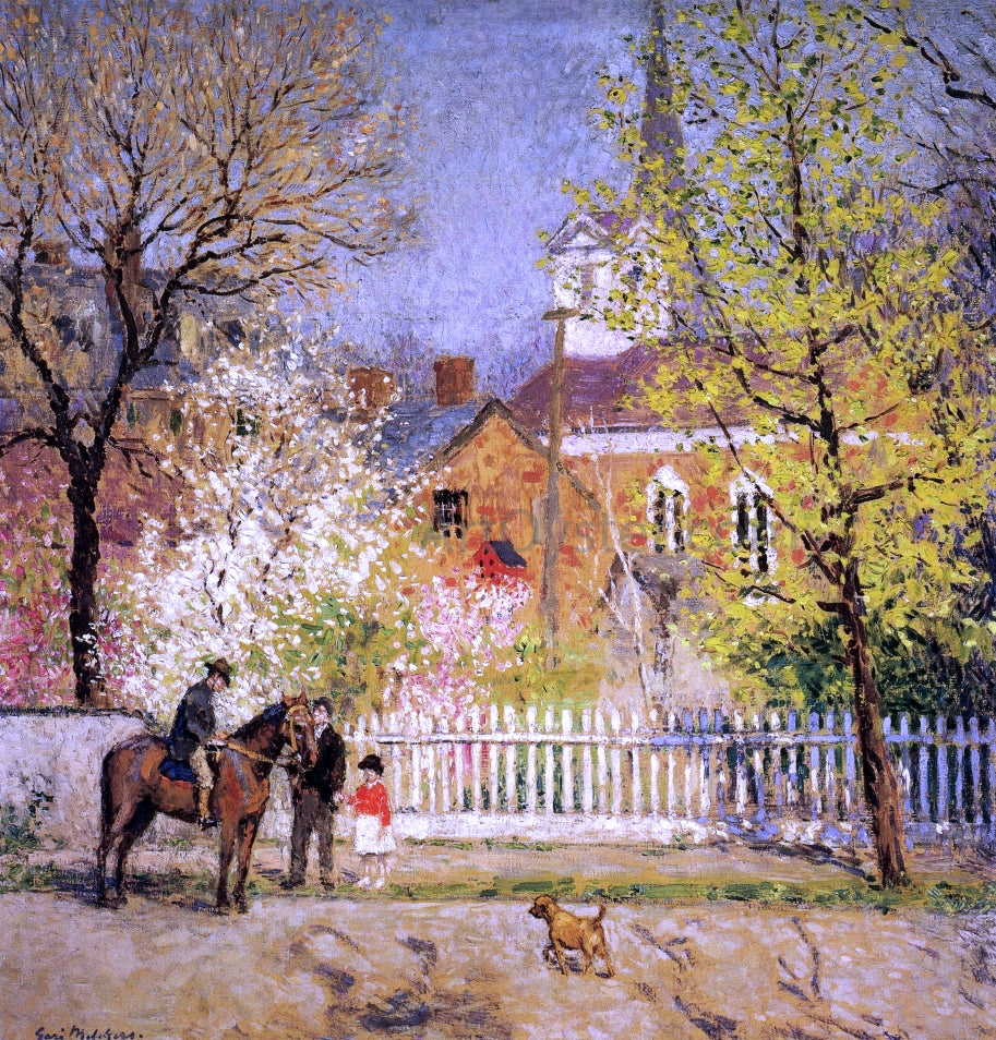 Gari Melchers St. George's Church - Hand Painted Oil Painting
