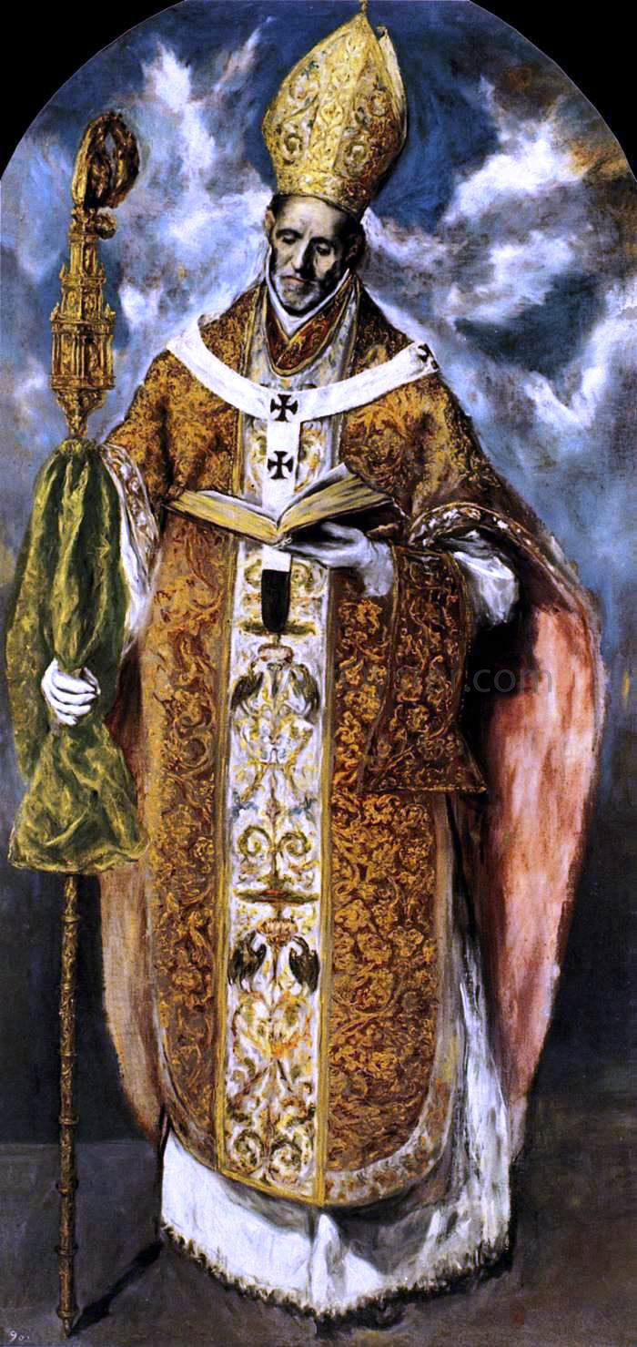 El Greco St Ildefonso - Hand Painted Oil Painting