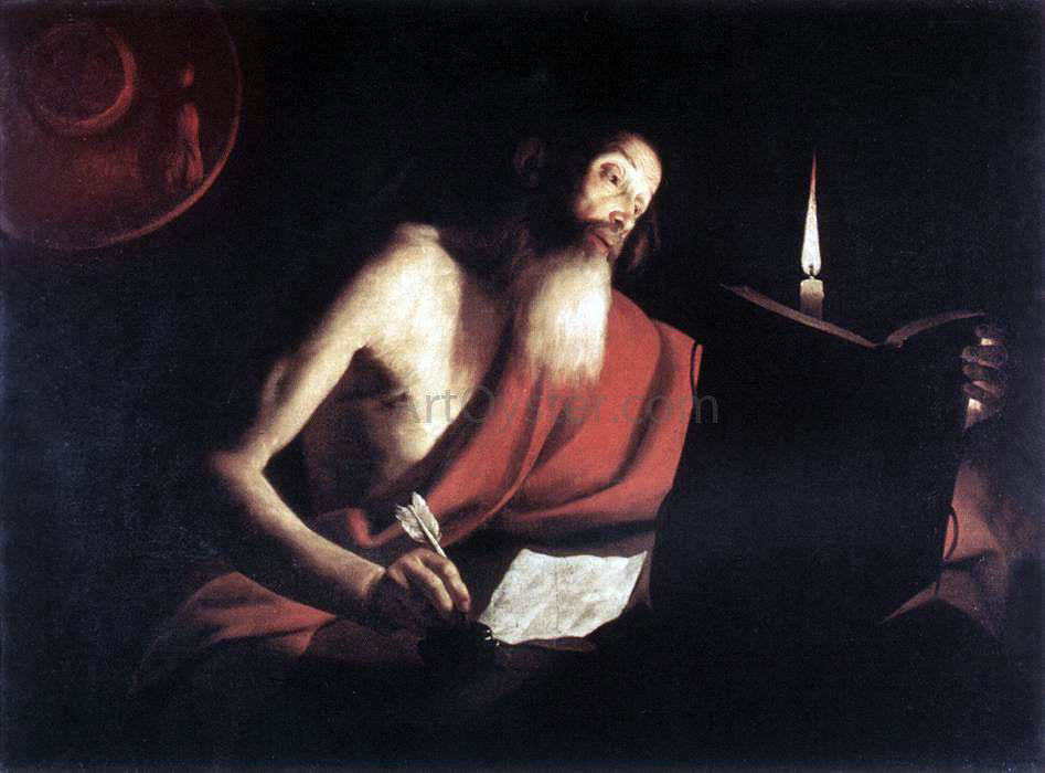 Trophime Bigot St Jerome - Hand Painted Oil Painting
