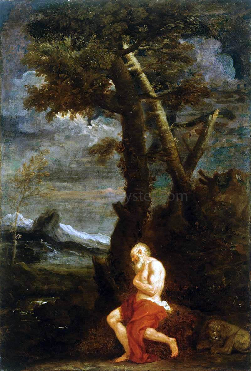  Pier Francesco Mola St. Jerome - Hand Painted Oil Painting