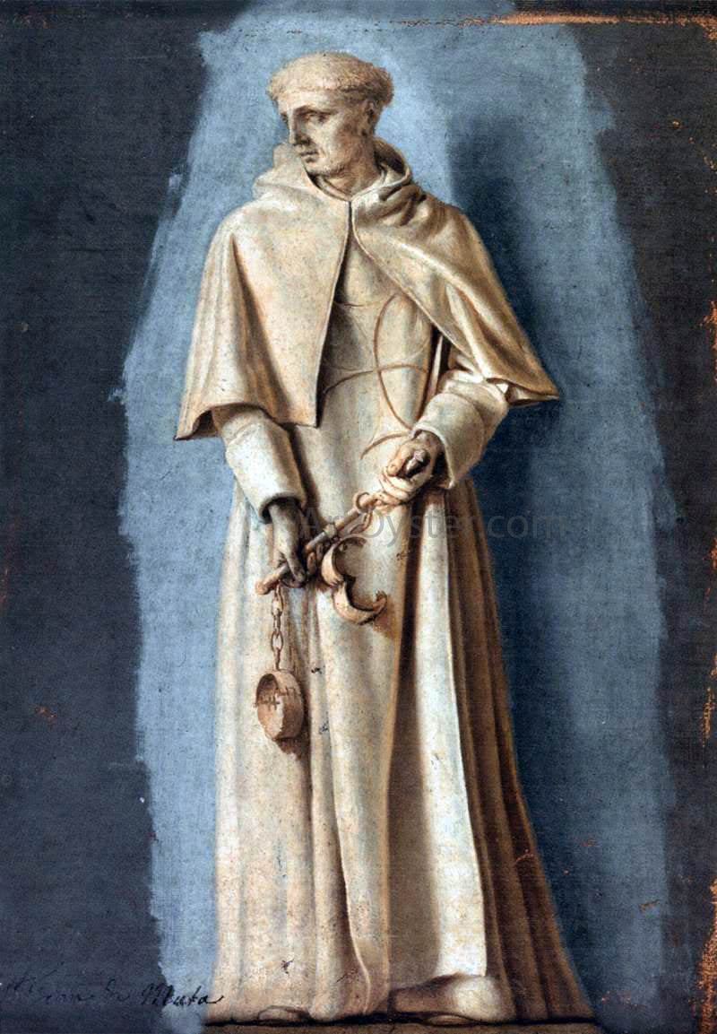 Laurent De La Hire St John of Matha, Founder of the Order of the Trinitarians - Hand Painted Oil Painting
