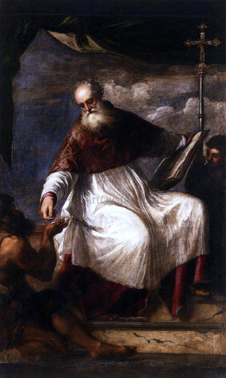 Titian St John the Almsgiver - Hand Painted Oil Painting