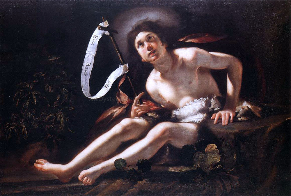 Bernardo Strozzi St John the Baptist - Hand Painted Oil Painting