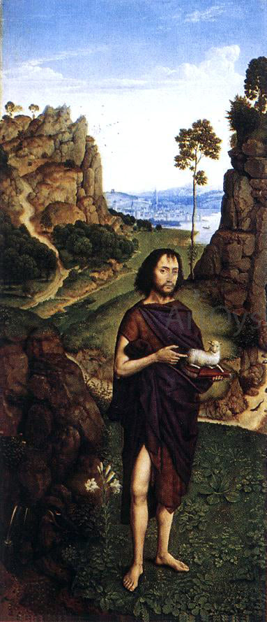 The Younger Dieric Bouts St John the Baptist - Hand Painted Oil Painting