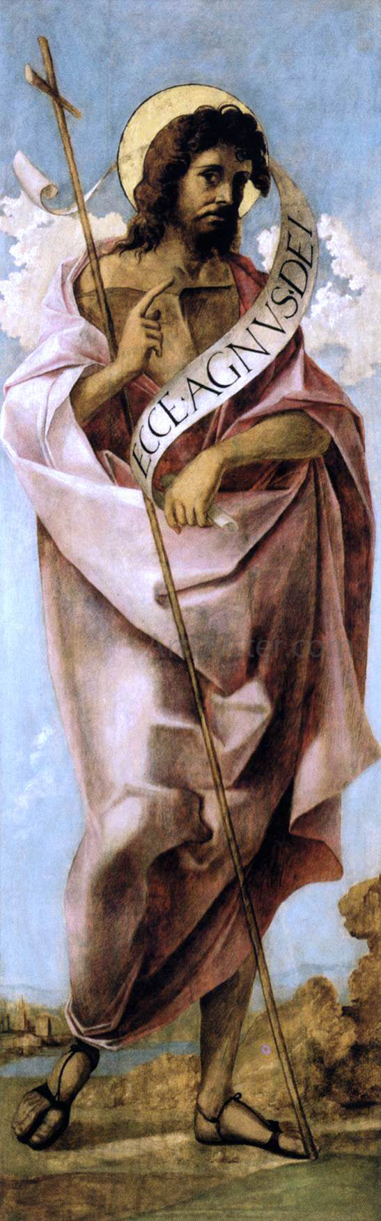 Pellegrino Da san daniele St John the Baptist - Hand Painted Oil Painting