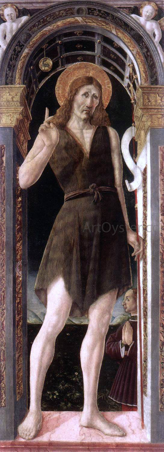 Giovanni Angelo D'antonio St John the Baptist - Hand Painted Oil Painting