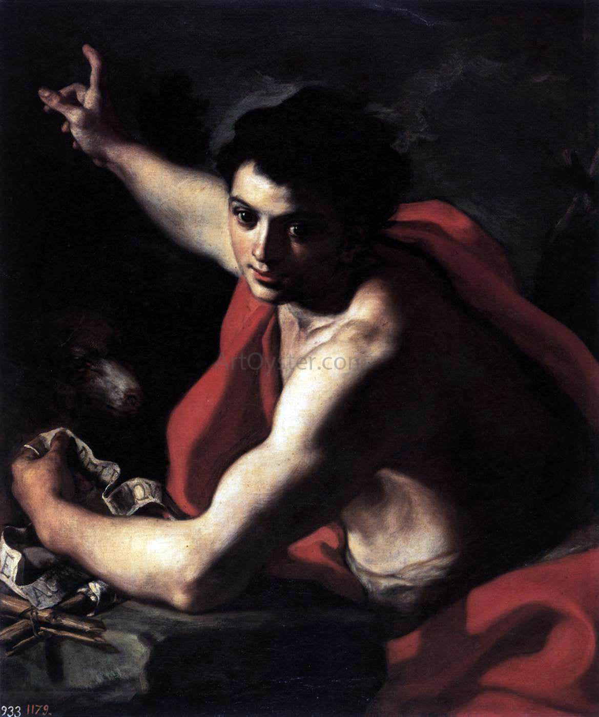  Francesco Solimena St John the Baptist - Hand Painted Oil Painting