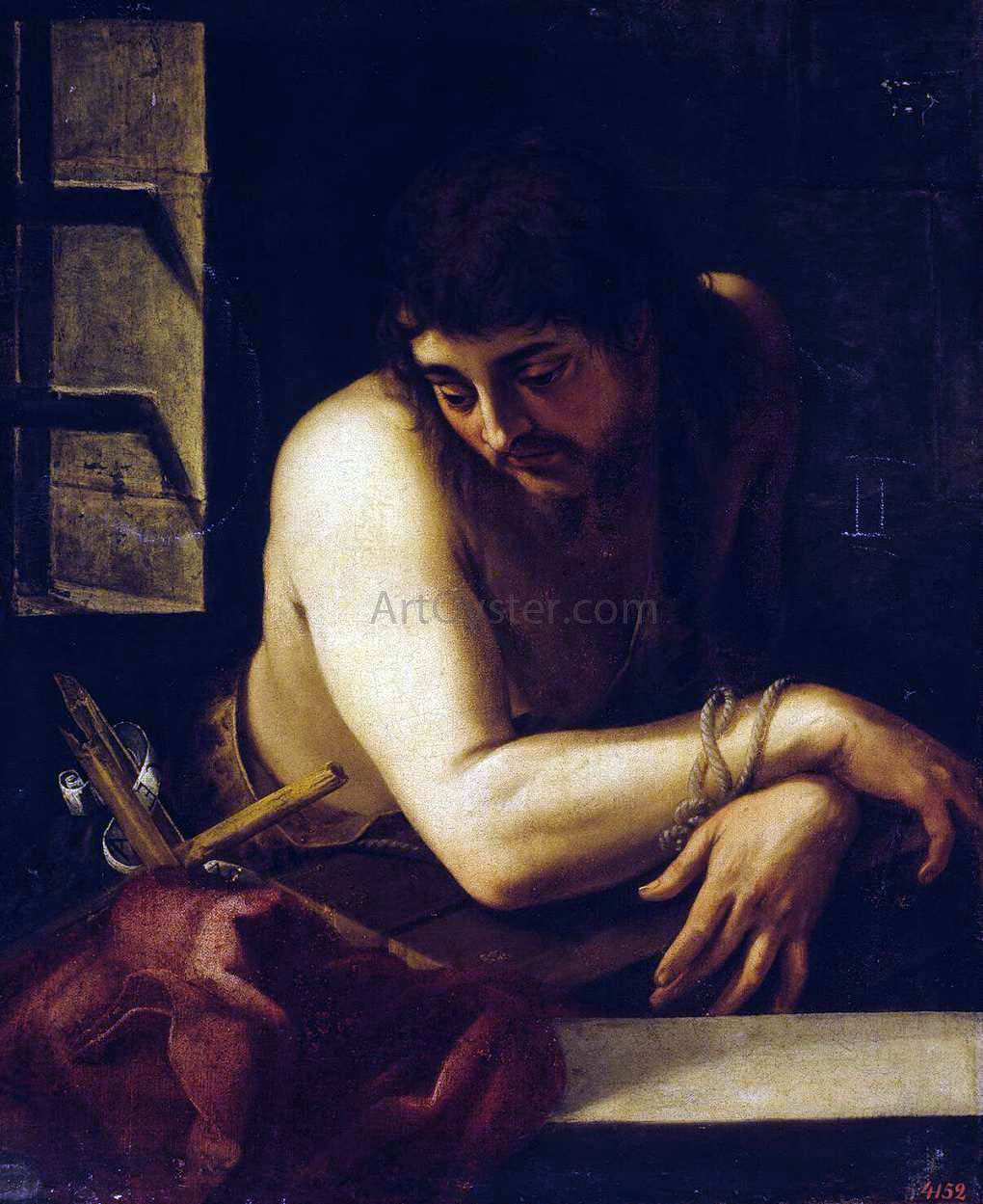 Juan Fernandez De Navarrete St John the Baptist in the Prison - Hand Painted Oil Painting