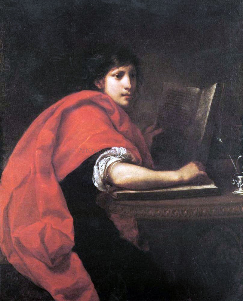 Francesco Furini St John the Evangelist - Hand Painted Oil Painting