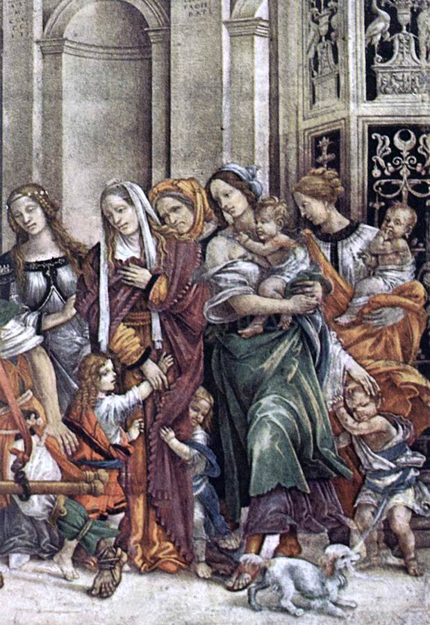 Filippino Lippi St John the Evangelist Resuscitating Druisana (detail) - Hand Painted Oil Painting