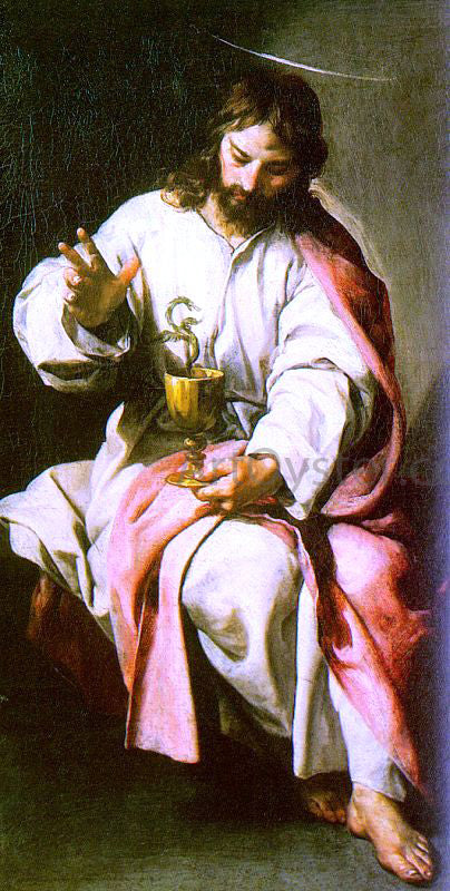 Alonso Cano St. John the Evangelist with the Poisoned Cup - Hand Painted Oil Painting