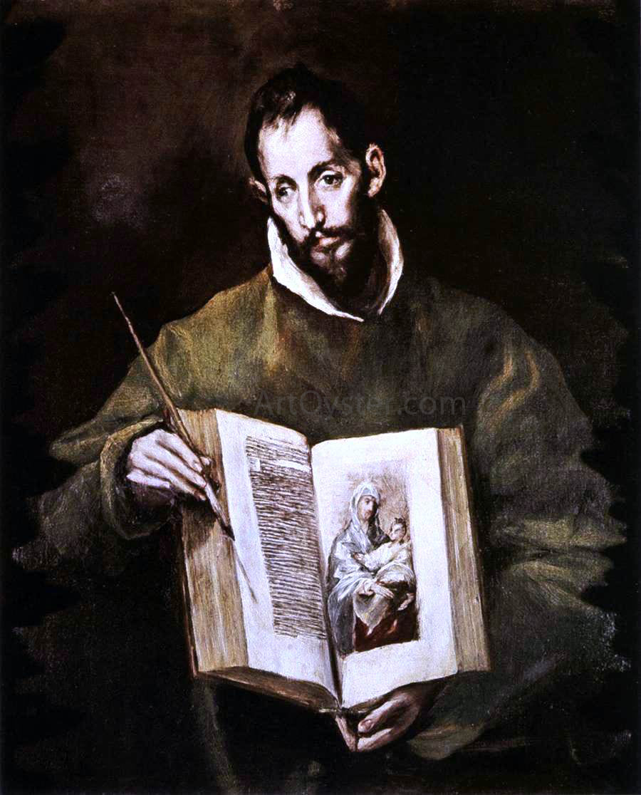 El Greco St Luke - Hand Painted Oil Painting