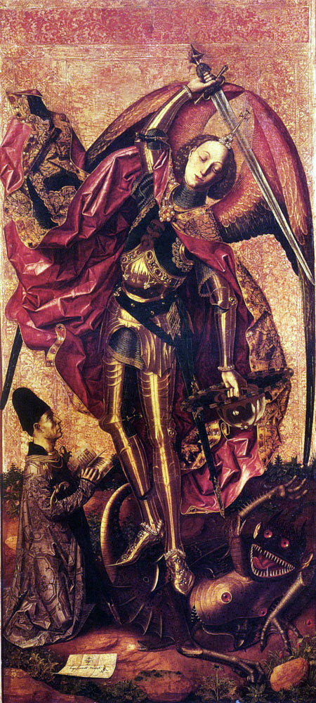 Bartolome Bermejo St. Michael And The Dragon - Hand Painted Oil Painting