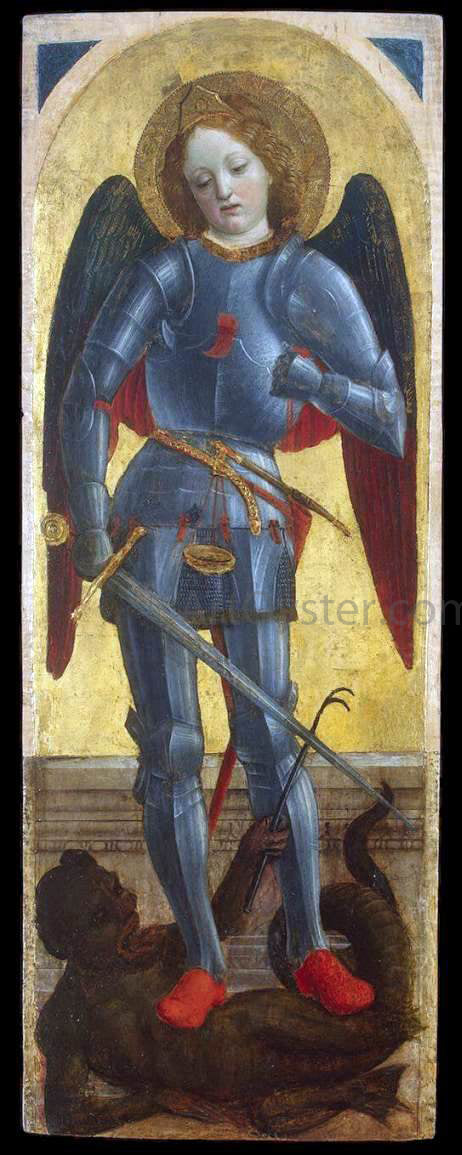 Vincenzo Foppa St Michael Archangel - Hand Painted Oil Painting