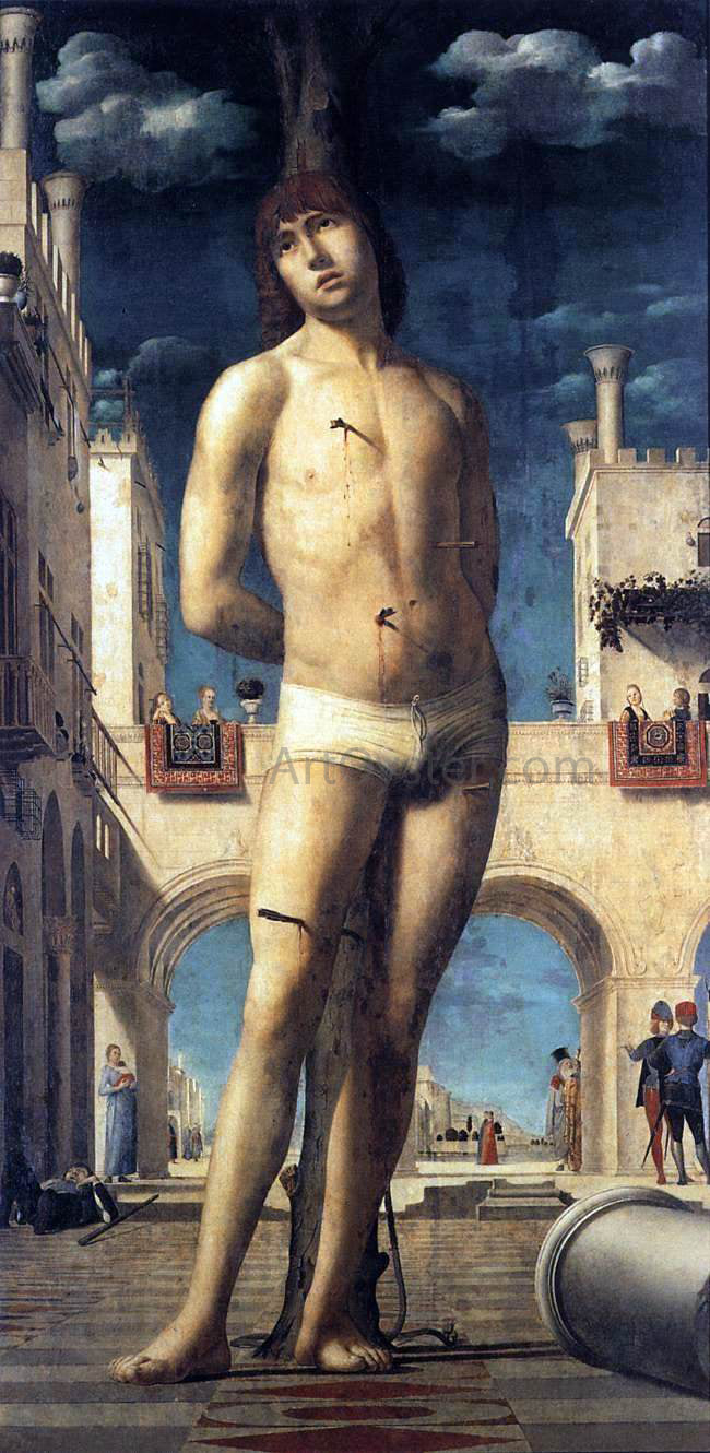 Antonello Da Messina St Sebastian - Hand Painted Oil Painting