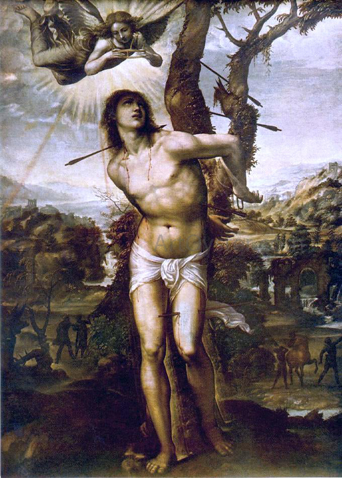 Il Sodoma St. Sebastian - Hand Painted Oil Painting