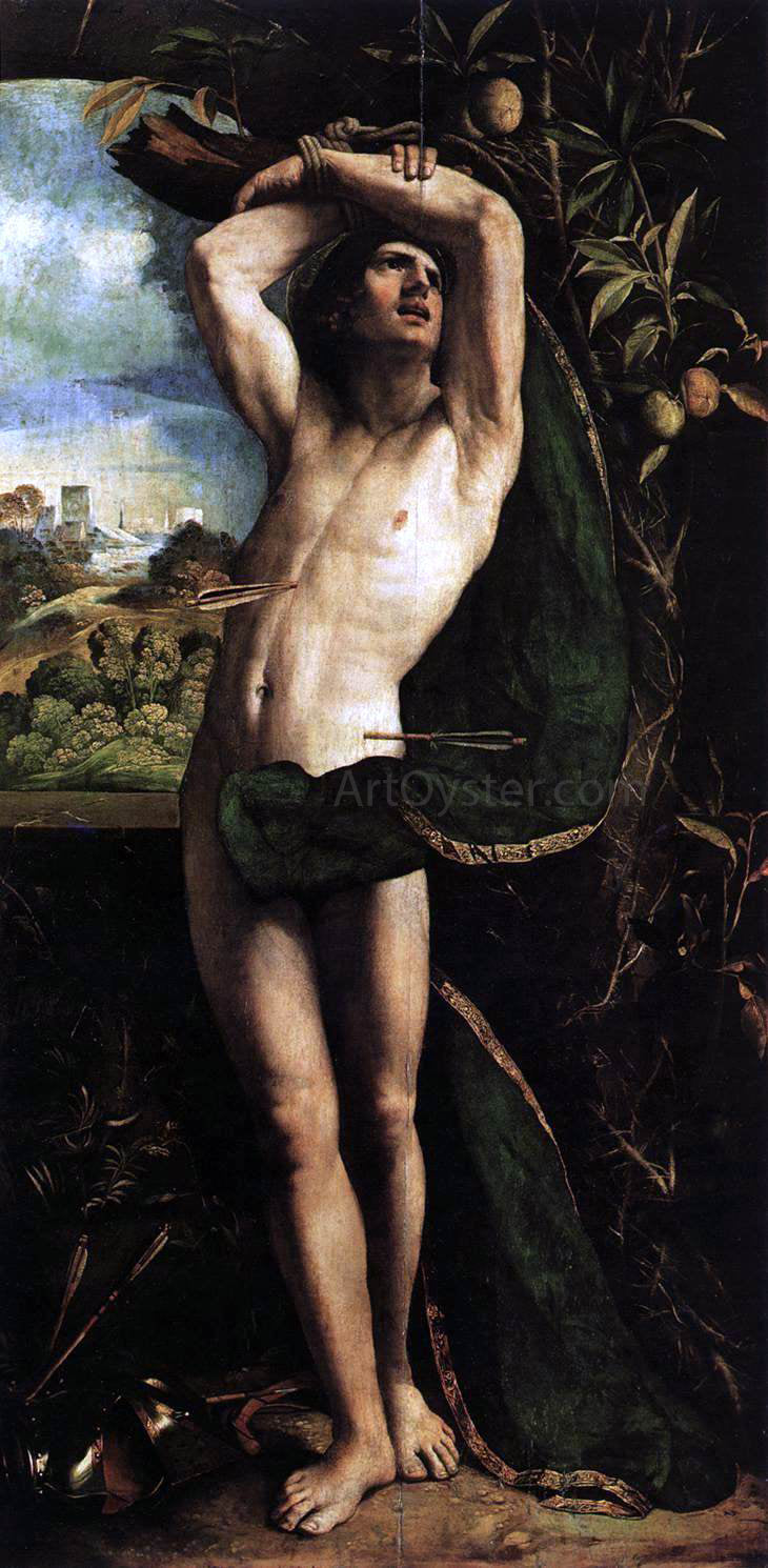 Dosso Dossi St Sebastian - Hand Painted Oil Painting