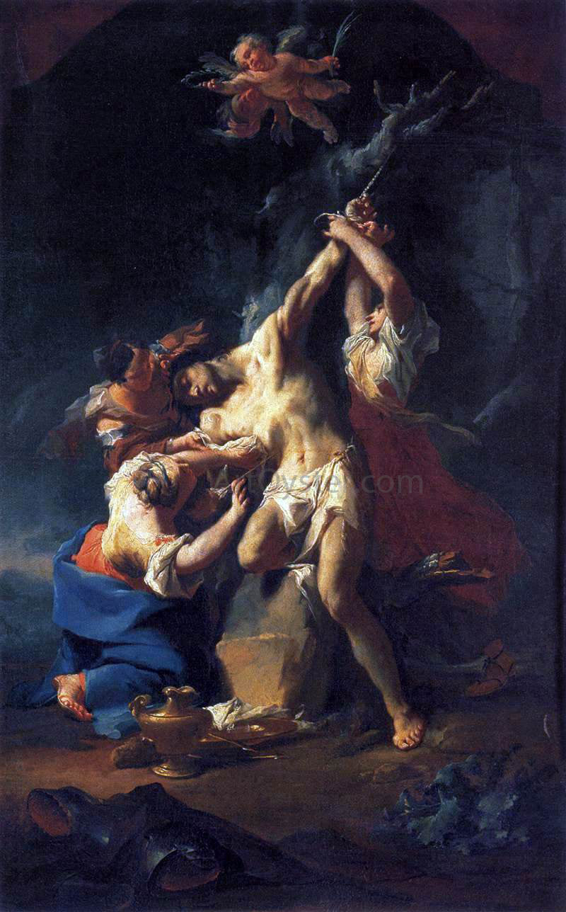 Paul Troger St Sebastian and the Women - Hand Painted Oil Painting