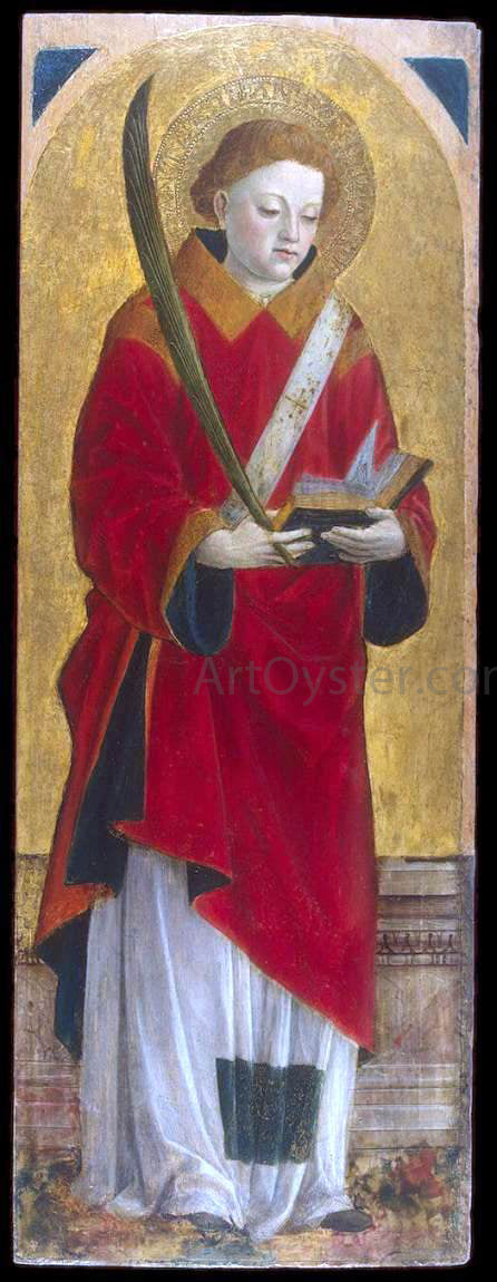 Vincenzo Foppa St Stephen the Martyr - Hand Painted Oil Painting