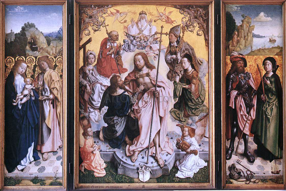  Master Bartholomew Altar St Thomas Altarpiece - Hand Painted Oil Painting