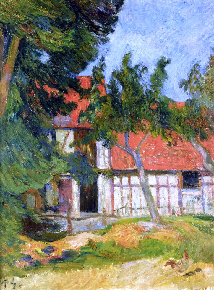 Paul Gauguin Stable near Dieppe - Hand Painted Oil Painting