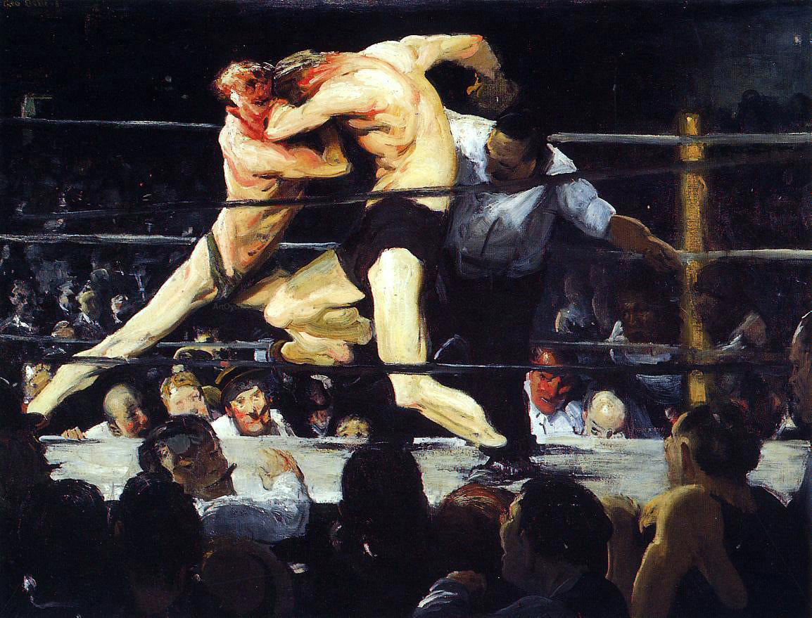 George Wesley Bellows Stag Night at Sharkey's - Hand Painted Oil Painting