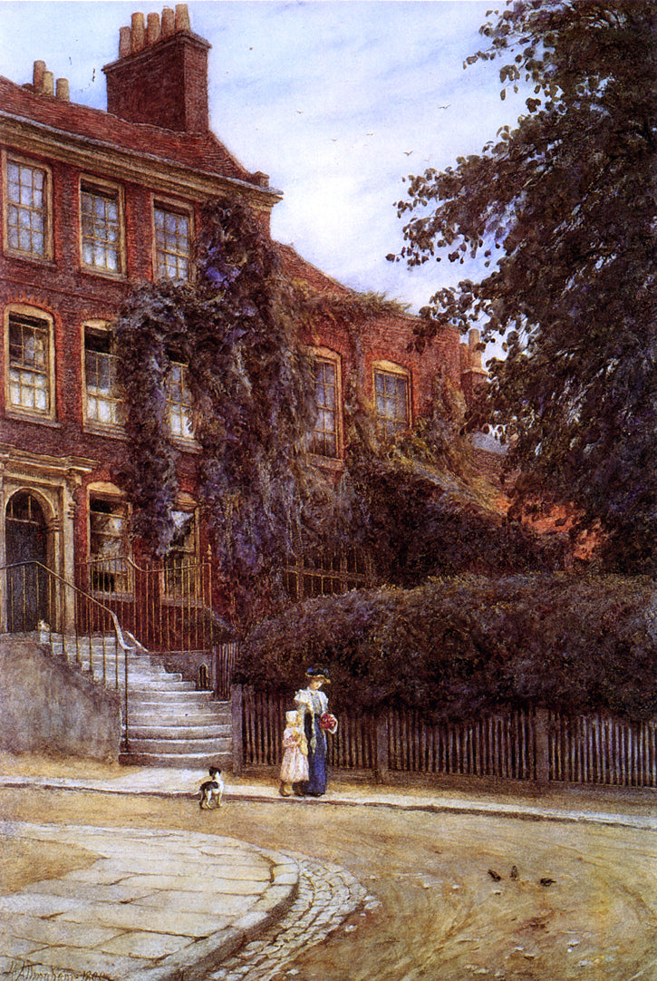  Helen Allingham Stanfield House, Hampstead - Hand Painted Oil Painting