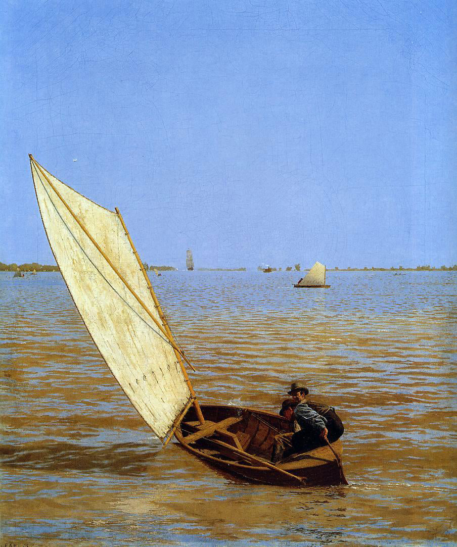 Thomas Eakins Starting Out after Rail - Hand Painted Oil Painting