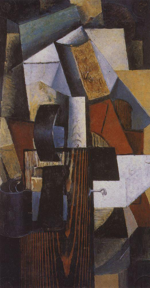 Kazimir Malevich Station Without a Stop Kunzevo - Hand Painted Oil Painting