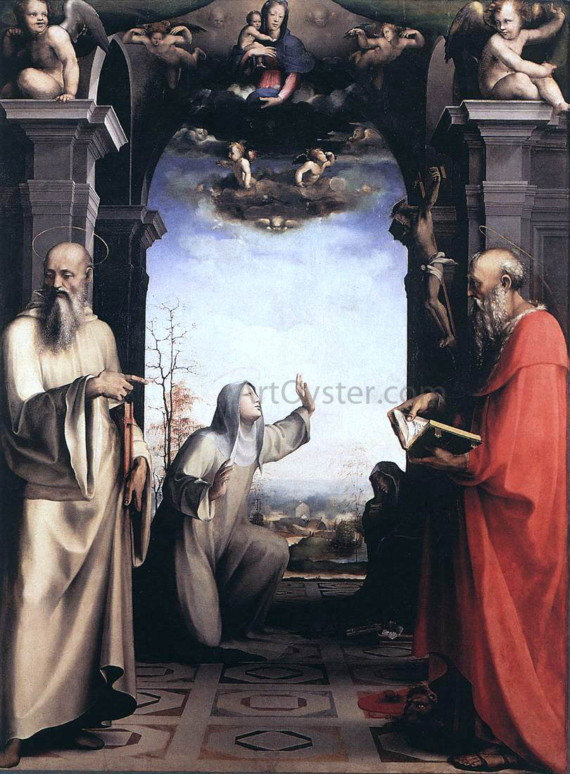 Domenico Beccafumi Stigmatization of St Catherine of Siena - Hand Painted Oil Painting