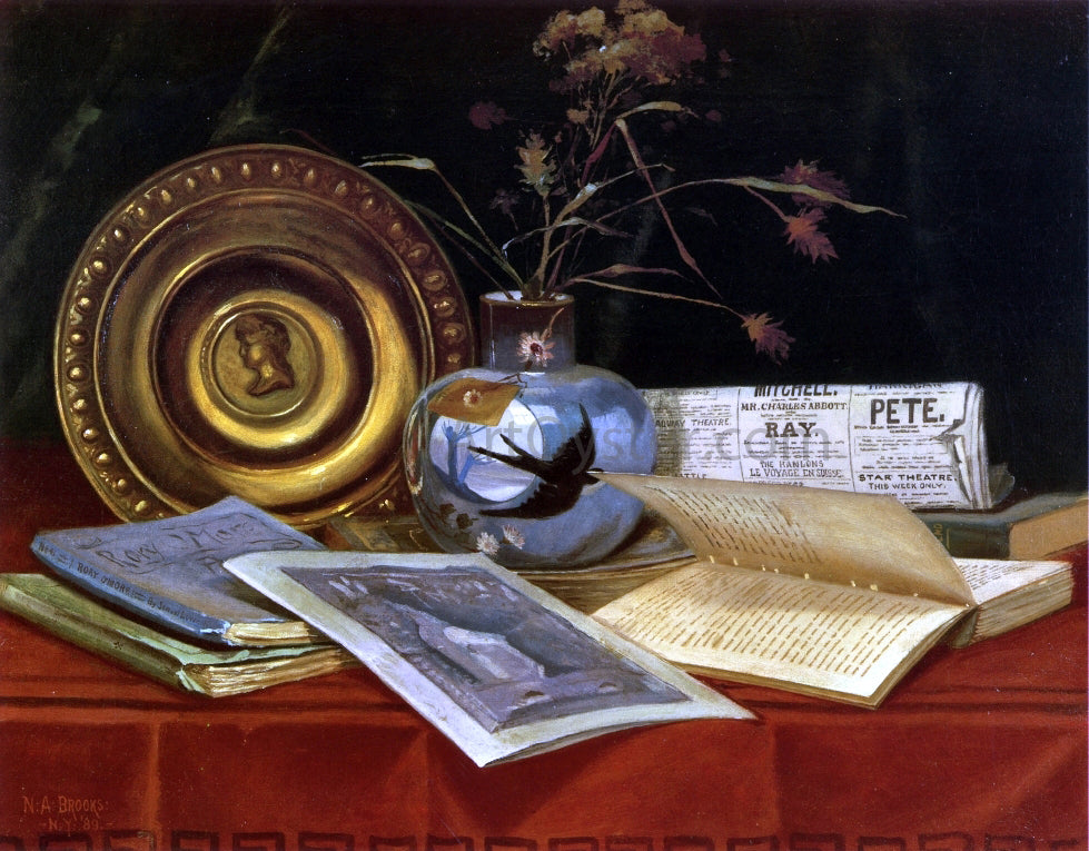 Nicholas Alden Brooks Still Life - Hand Painted Oil Painting