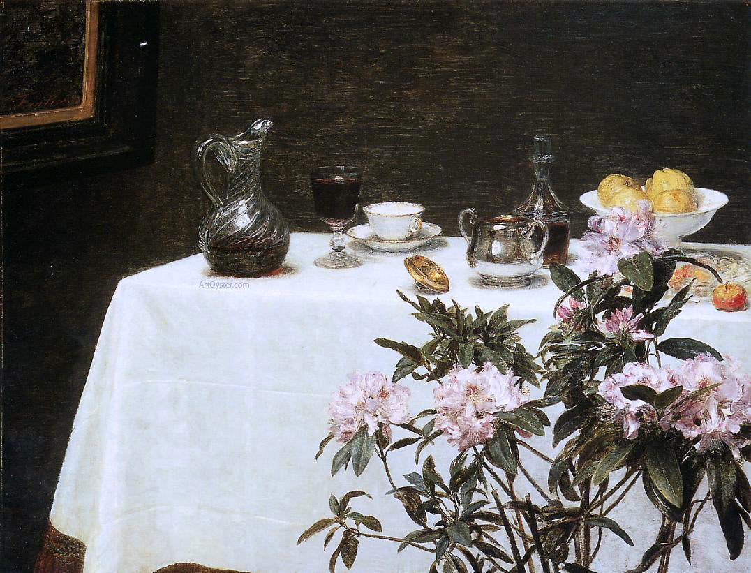Henri Fantin-Latour Still Life: Corner of a Table - Hand Painted Oil Painting