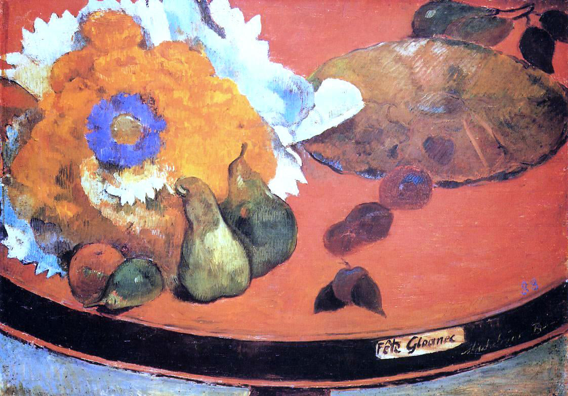 Paul Gauguin Still Life, Fete Gloanec - Hand Painted Oil Painting