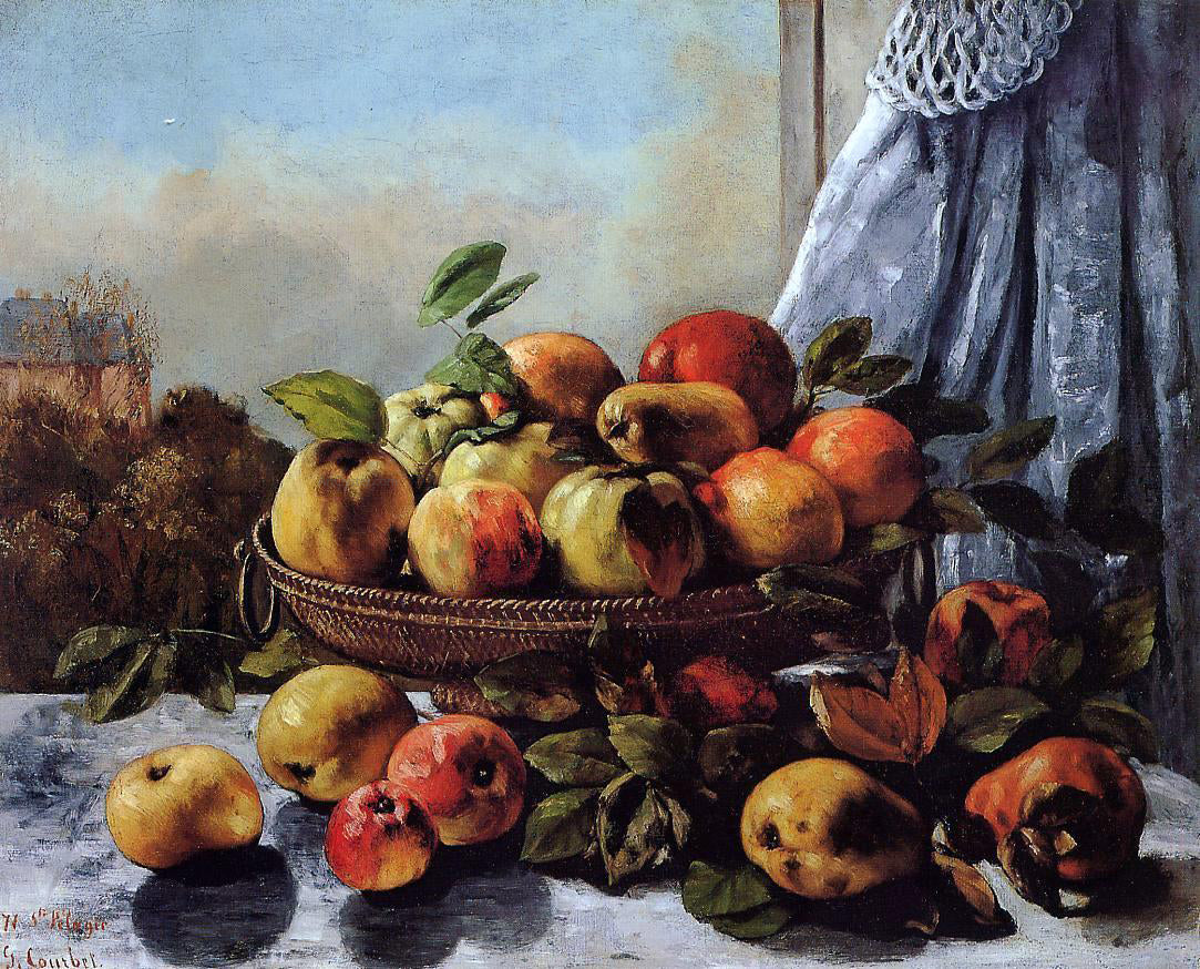 Gustave Courbet Still Life: Fruit - Hand Painted Oil Painting