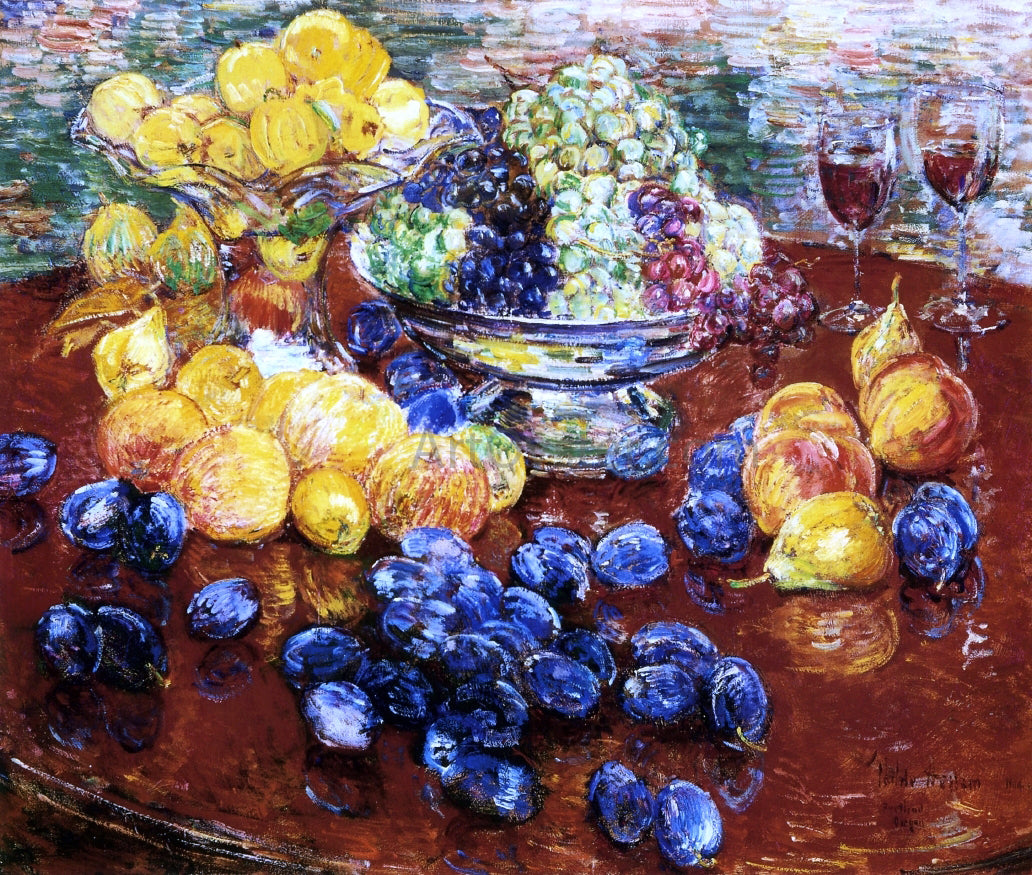 Frederick Childe Hassam Still Life, Fruits - Hand Painted Oil Painting