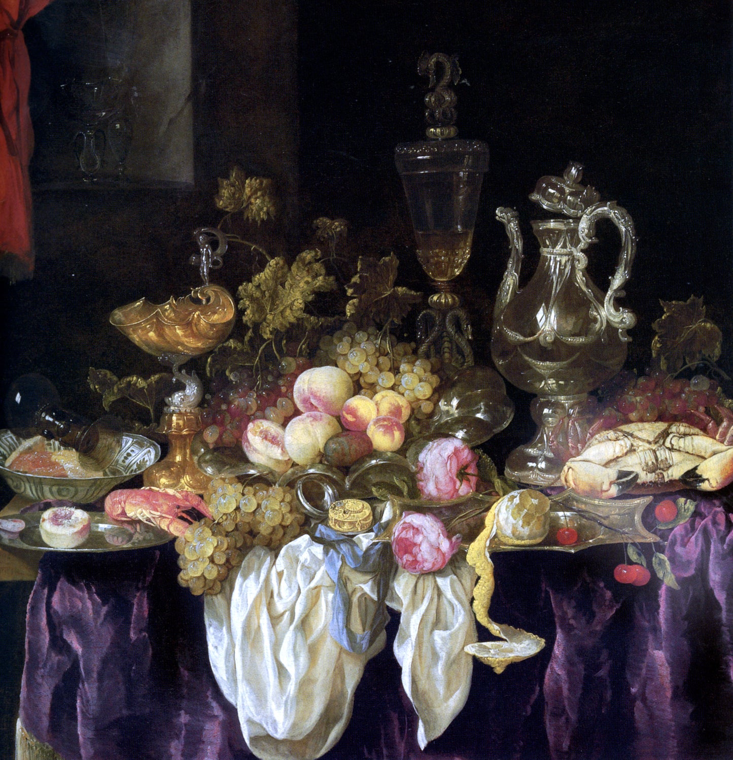 Abraham Van Beyeren Still Life of Bowls - Hand Painted Oil Painting