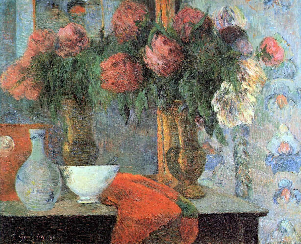 Paul Gauguin Still Life, The White Bowl - Hand Painted Oil Painting