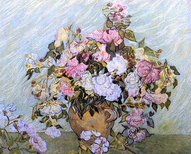  Vincent Van Gogh Still Life: Vase with Roses - Hand Painted Oil Painting