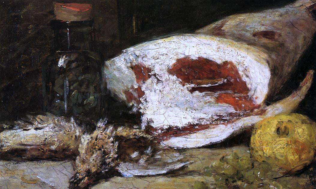 Eugene-Louis Boudin Still Life with a Leg of Lamb - Hand Painted Oil Painting