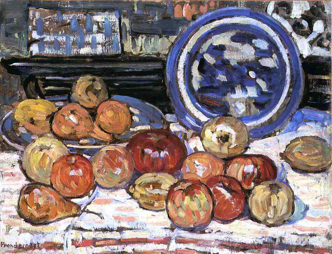 Maurice Prendergast Still Life with Apples - Hand Painted Oil Painting