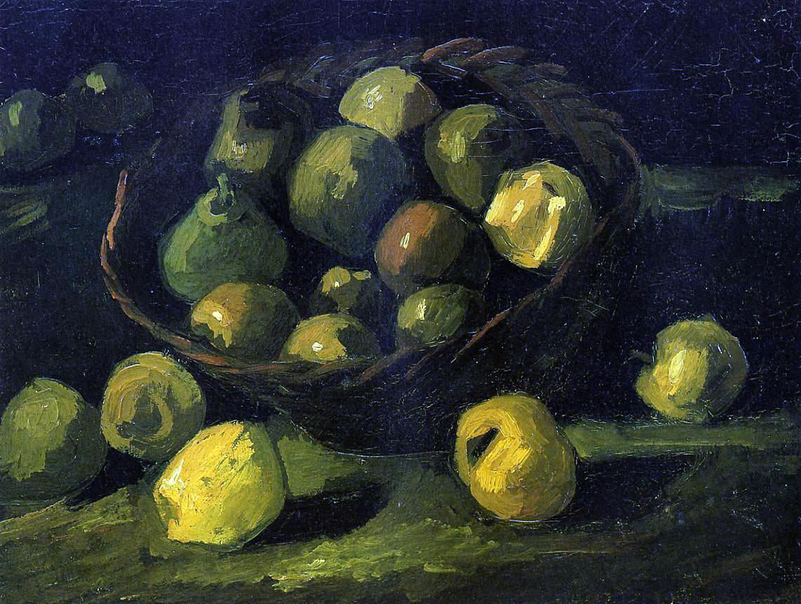 Vincent Van Gogh Still Life with Basket of Apples - Hand Painted Oil Painting