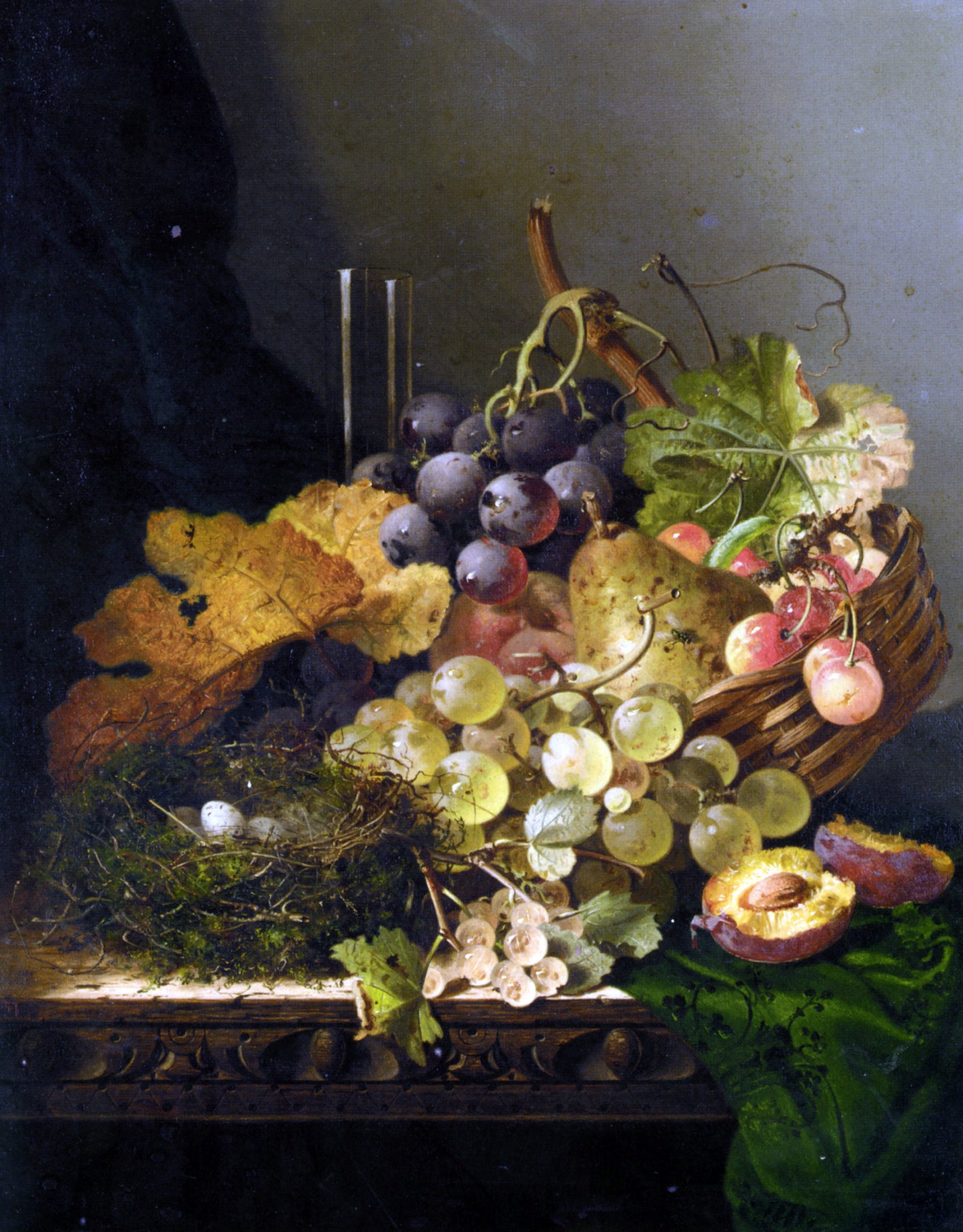 Edward Ladell Still Life with Birds Nest - Hand Painted Oil Painting