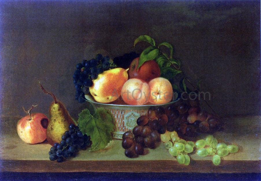  Mary Jane Peale Still LIfe with Bowl of Fruit - Hand Painted Oil Painting